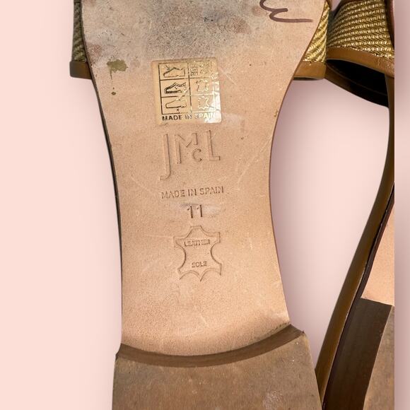 J. McLaughlin Adima Sandal Slip-ons Women Leather Sz 11 - Picture 6 of 10